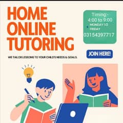 Online and home tution