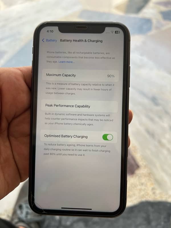 iPhone 11 64gb 90 health sim working non approved 3