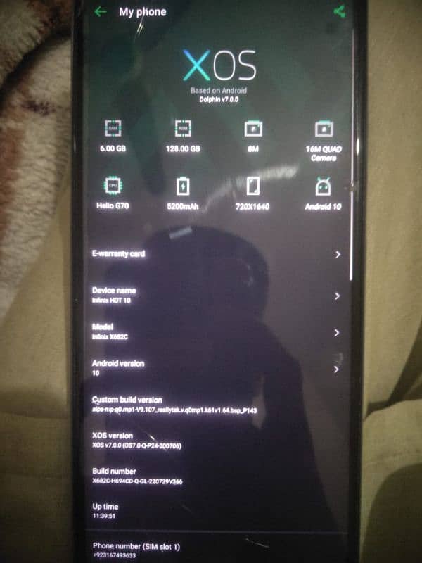 infinix hot 10  good condition 2