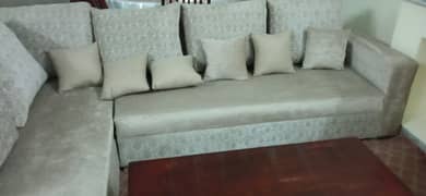 Custom made L Shaped Sofa set.