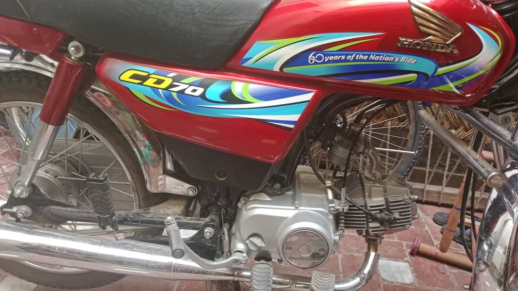 * *Honda CD 70  Model  2024* 3