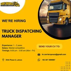 Truck Dispatching Manager