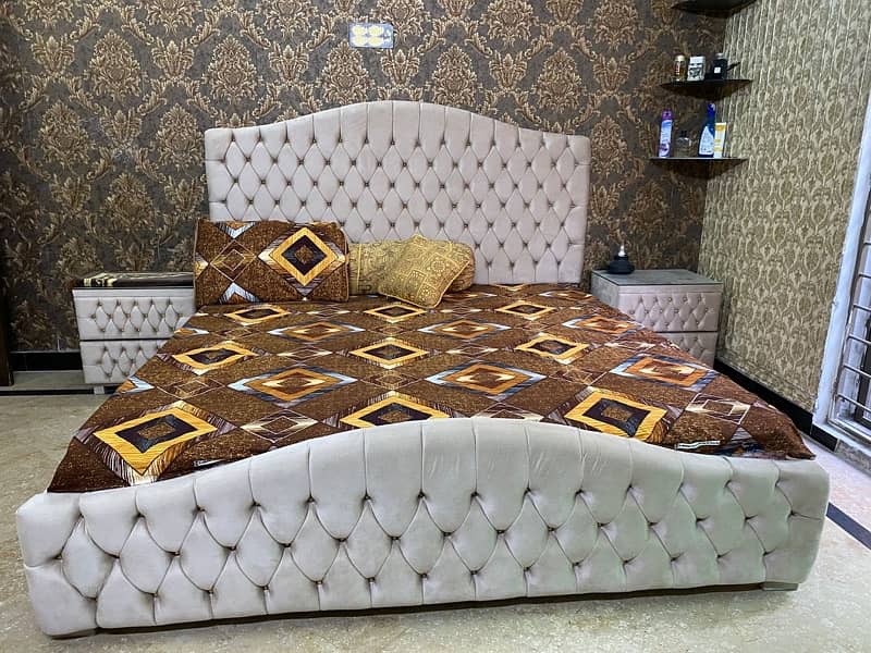 50k New peach color bedset with mattress 0