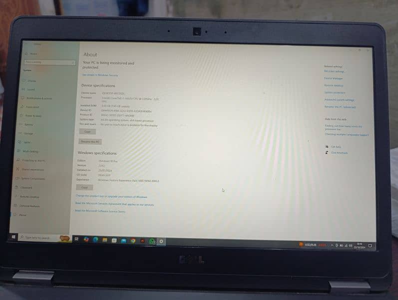 Dell laptop i7 6th gen. 512gb 2