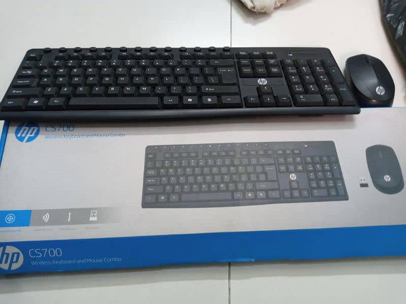 HP wireless keyboard and Mouse 1