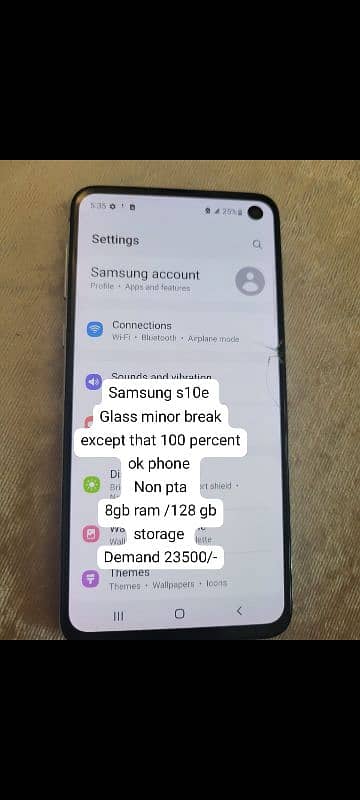 Samsung s10e 8/128 & 8/256 non pta 1