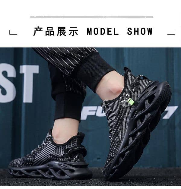 Man,s Breathable spring  shoes black 3