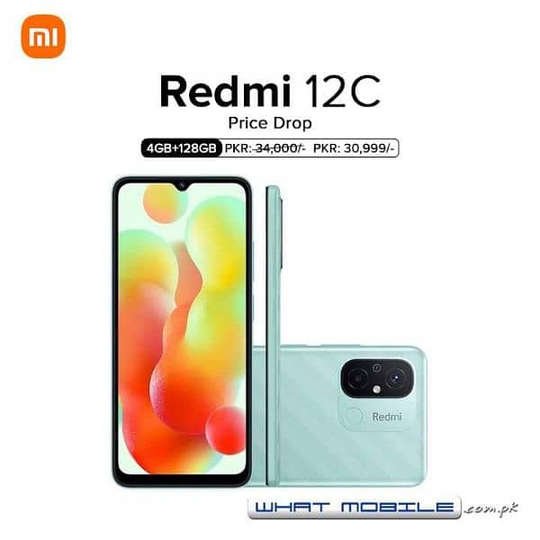 Redmi 12c 4/128 complete box 10/10 whatsap 03020001234 3