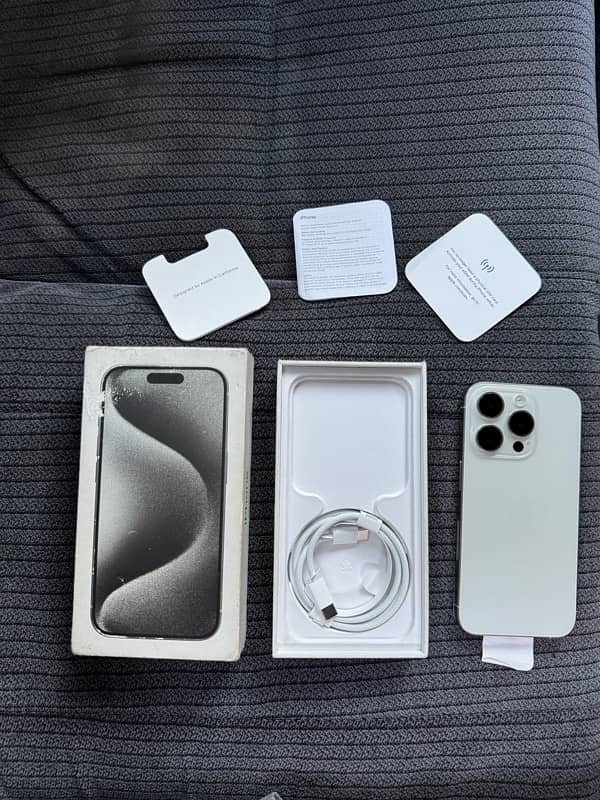 iPhone 15 Pro 128 GB- Factory Unlocked (Almost New) - Complete Box 1