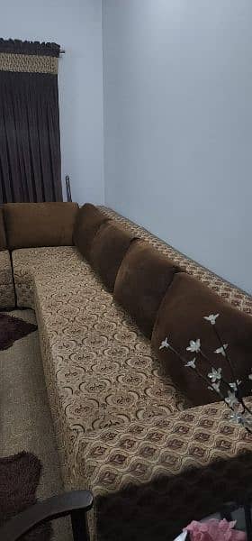 L shaped 8 seater sofa 2