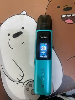 voopoo Argus g2 30 w iris blue clr with box 2 months used with 0.4coil 0