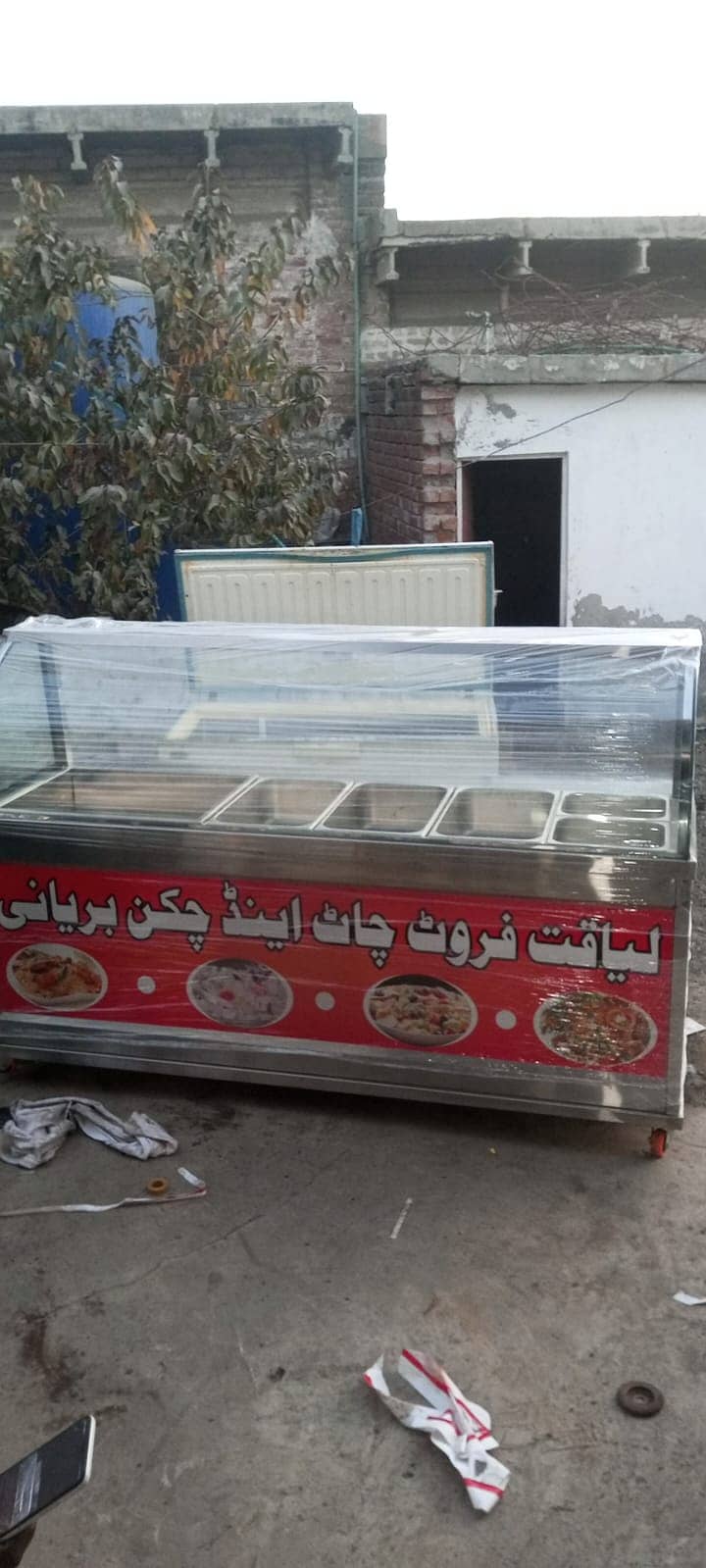 shawarma counter havy duty+fryer we hve pizza oven fast food machiner 11