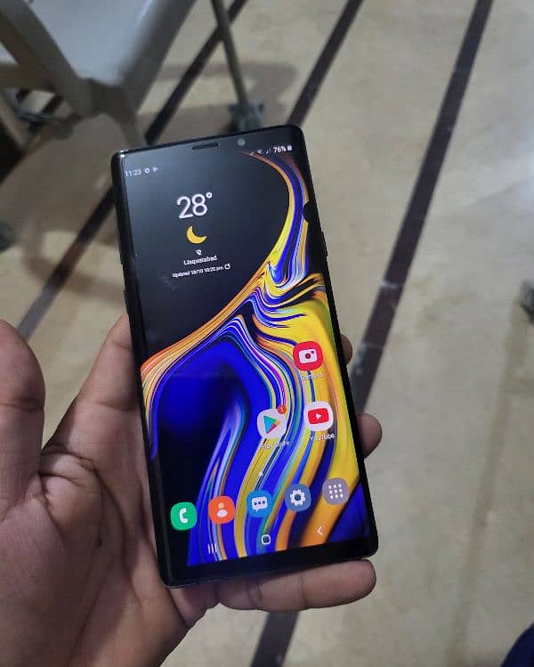 Samsung note 9 dual sim approved 6.128gb patch life time 4