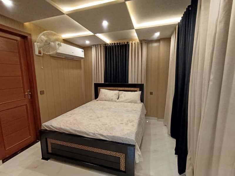 One Bed 562 Sq Ft Luxury Furnished Apartment Available For Rent Per Month In Jasmine Block Sector C Bahria Town Lahore 2