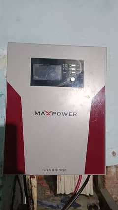 Max power inverter. 1000w. 12v pv and battery