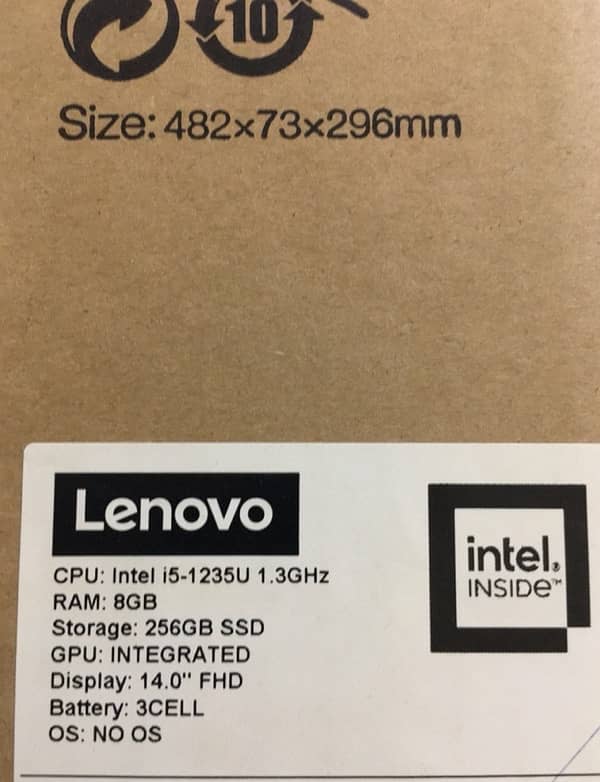 Lenovo V14 G3 i5 12 gen 8gb ram 256gb SSD 4gb integrated graphic card 4