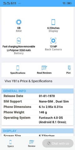 vivo mobile hai new hai bilkul 6+128 0