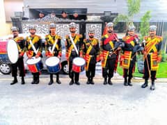 Fauji Band Party/Dhol for mendi & barat event/Pipe band/foji band baj