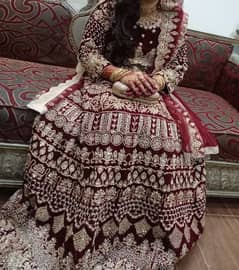 Bridal Lehnga Velvet