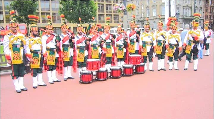 Fauji Band Party/Dhol for mendi & barat event/Pipe band/foji band baja 4