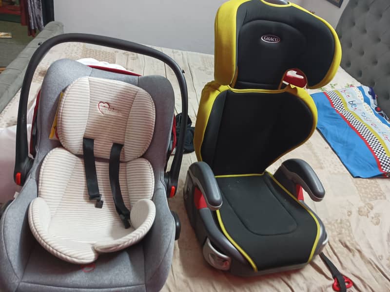 Toddler car seat and carrycot 0