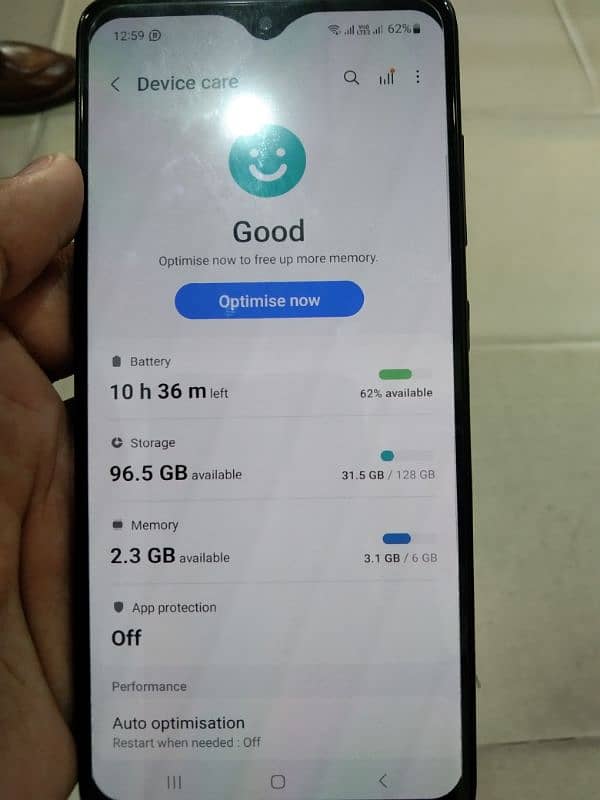 Samsung A51 6/128 gb Only panel change Baqi all ok hai koi issue nhi 8