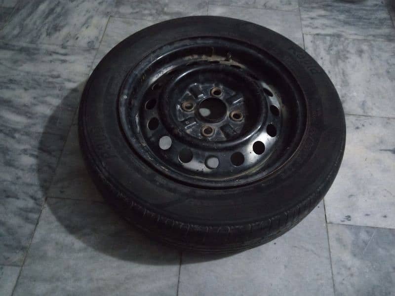 Spare Tyre R13 " with Rim 5