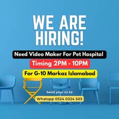 Video Maker Required For Pet Clinic With No Experience 0