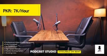 Podcast studio on rent in Karachi