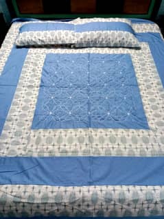 Embroidered & Cotton King Size Bedsheets