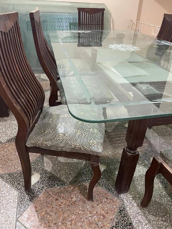 wooden dining table for sale. 4