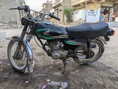 Honda CG 125 1991 model Lahore number