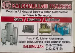 Air Compressor & Air Tanks