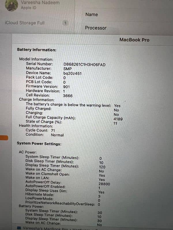 Macbook Pro 13'' 6