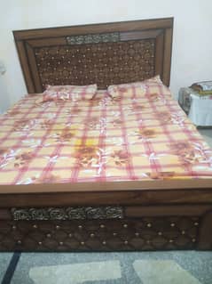 Double bed with mattress