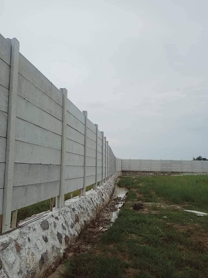 precast boundary wall/ boundary wall/Girders, slabs, control shed roof 8