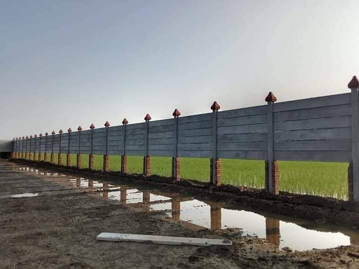 precast boundary wall/ boundary wall/Girders, slabs, control shed roof 10