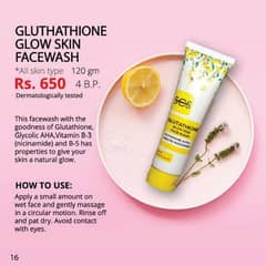 glow face wash