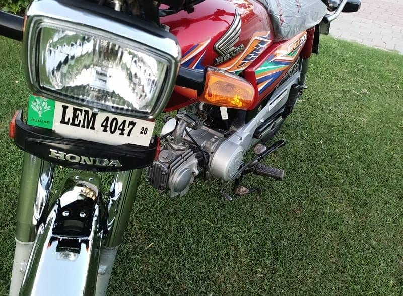 Honda 70 cc CD 2020 model Lahore registered 1