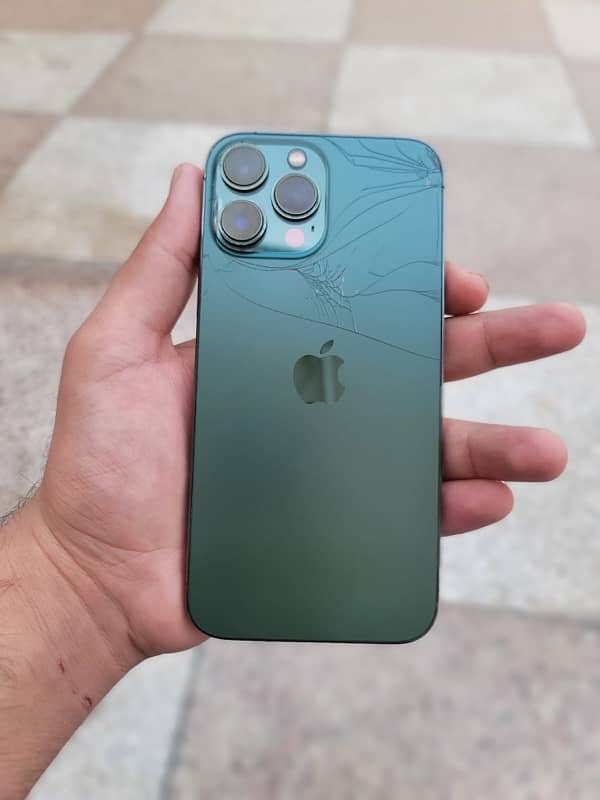 iphone 13 pro max 256gb green colour 1