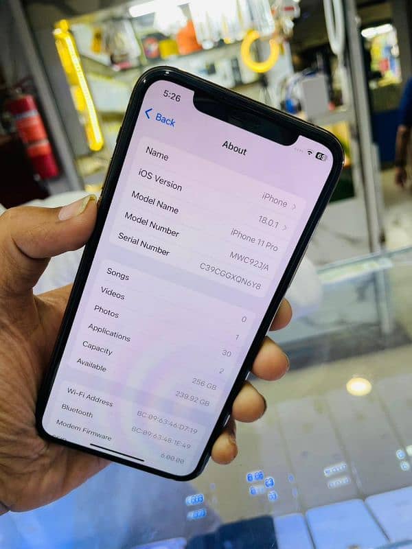 iPhone 11 Pro 256gb PTA Approved 8