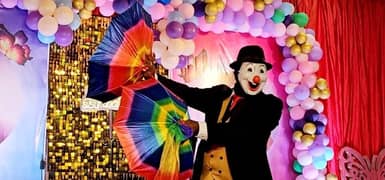 Magic show puppet show Birthday party decoration balloons decor events