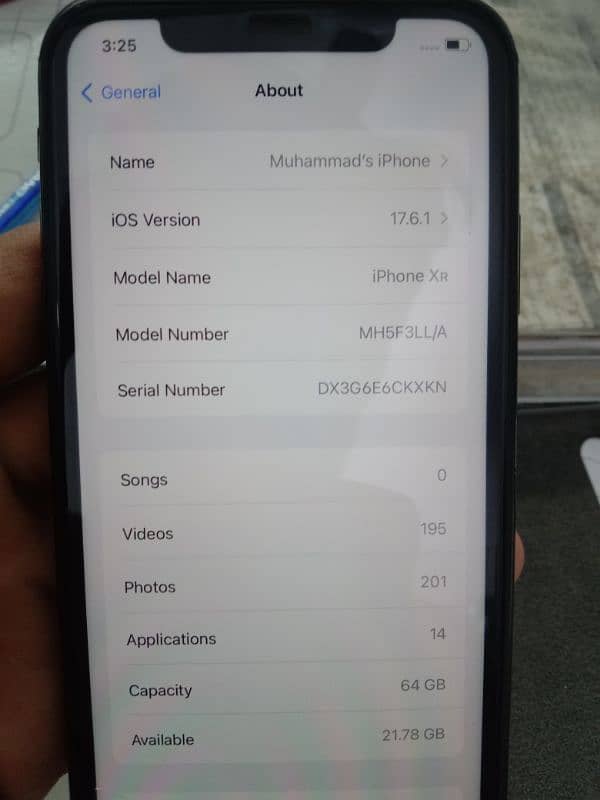 iphone Xr non pta (jv) 10