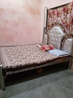 steel  bed dressing table just 5 months used 0