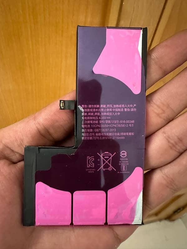 Iphone X battery for sale good backup timing fast charge 2