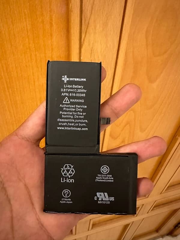 Iphone X battery for sale good backup timing fast charge 3