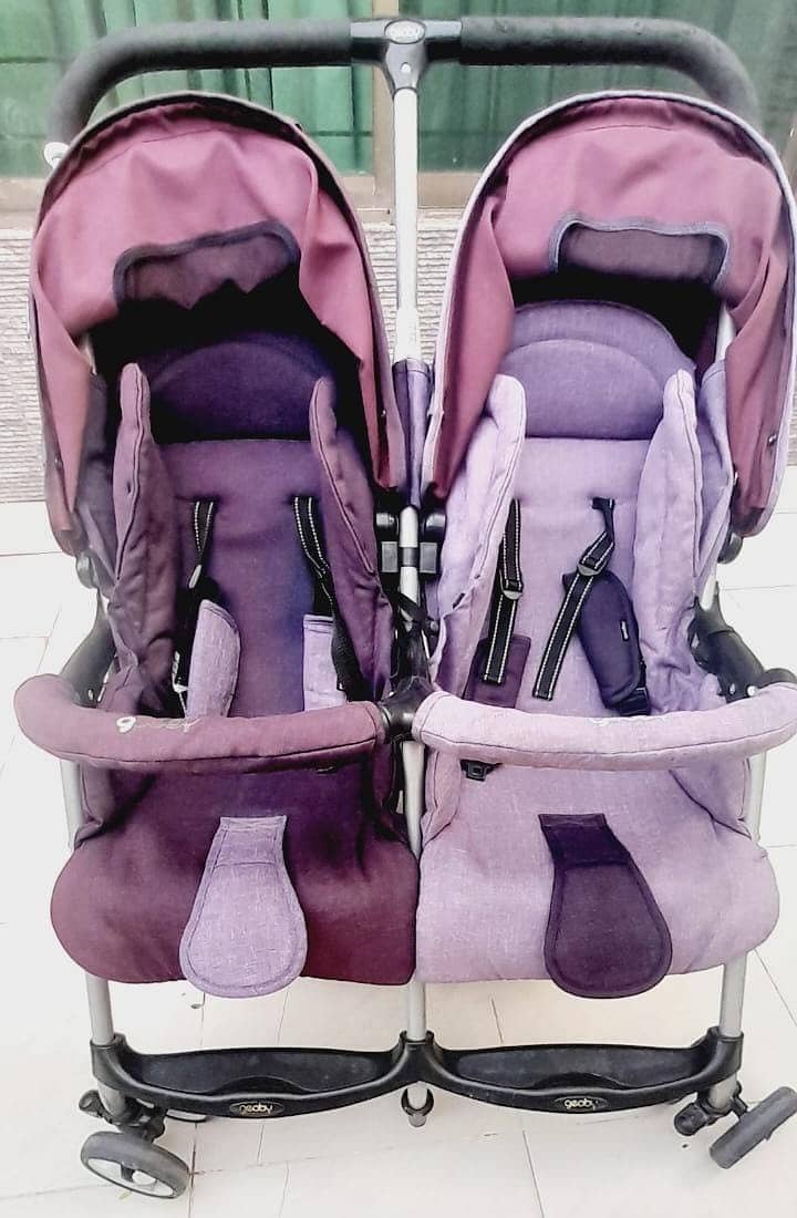 TWINS BABY STROLLER / PRAME FOR SALE 3