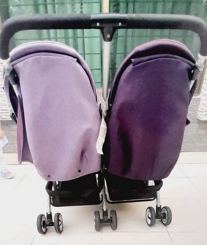 TWINS BABY STROLLER / PRAME FOR SALE 4