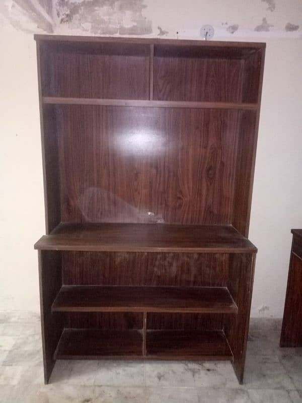 book shelves, Study table and TV console 1