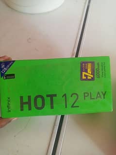 Infinix hot 12 play 4+3/128    (03048502819)